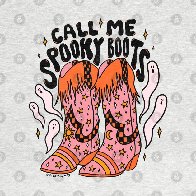 Spooky Boots by Doodle by Meg